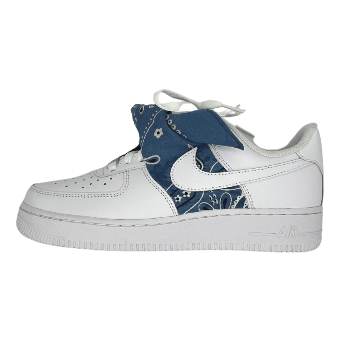 Custom AF1 'Bandana Hell Blau'