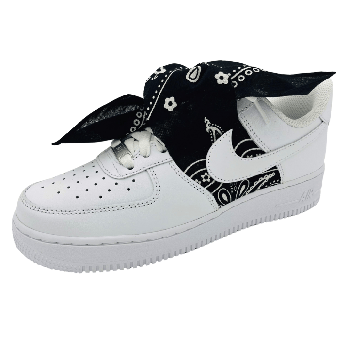 Custom AF1 'Bandana Schwarz'
