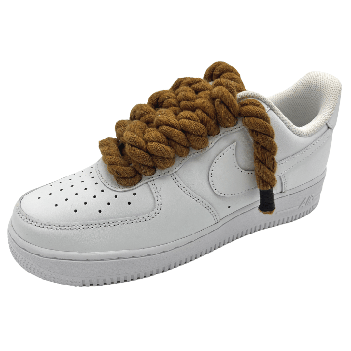 Custom AF1 'Big Laces Brown'