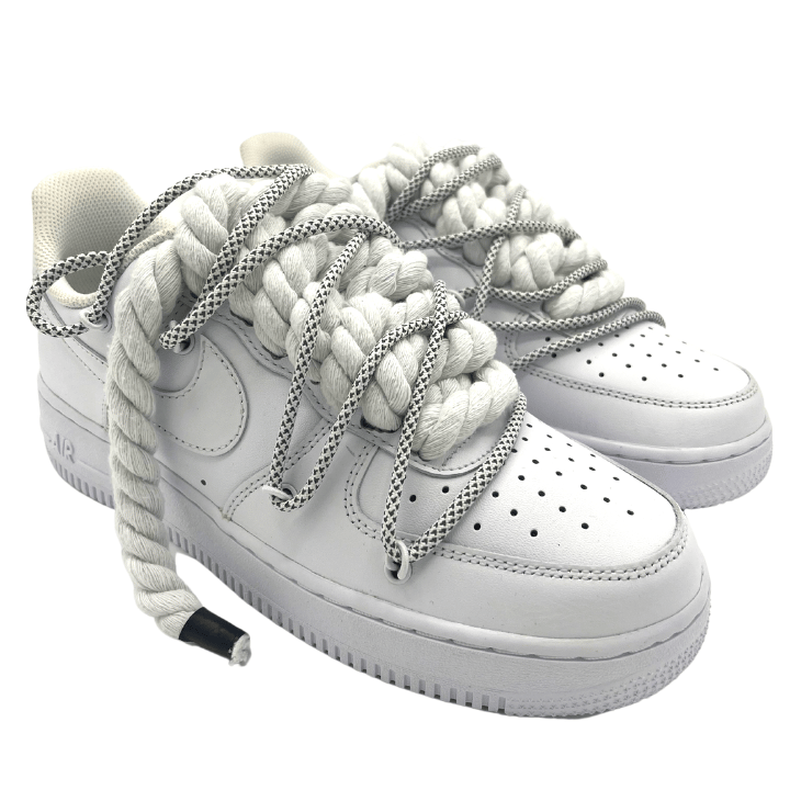 Custom AF1 'Big Laces - Reflective'