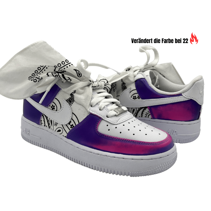 Custom AF1 'Fire Kickz Bandana'