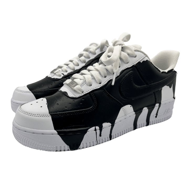 Custom AF1 'Black Drip'