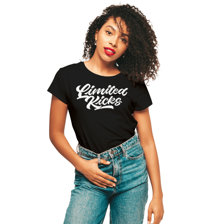 T-Shirt Schwarz 'Schriftzug'