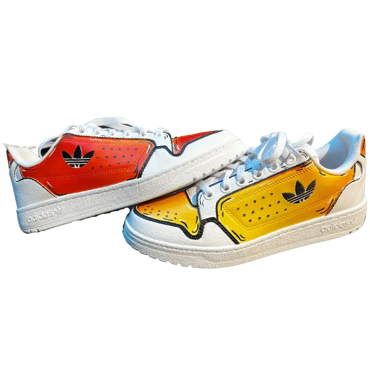 Custom Adidas 'Fire Kickz'